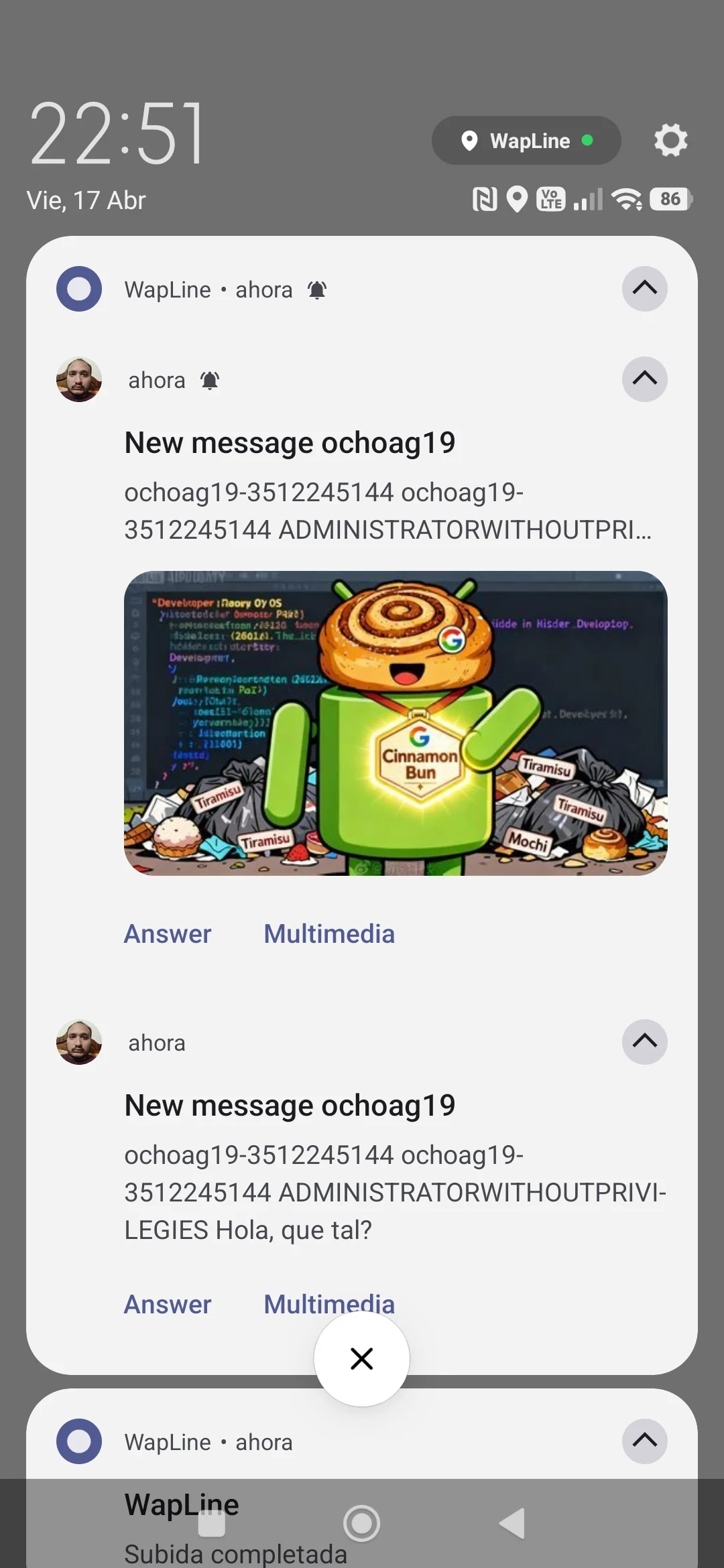 WapLine screenshot